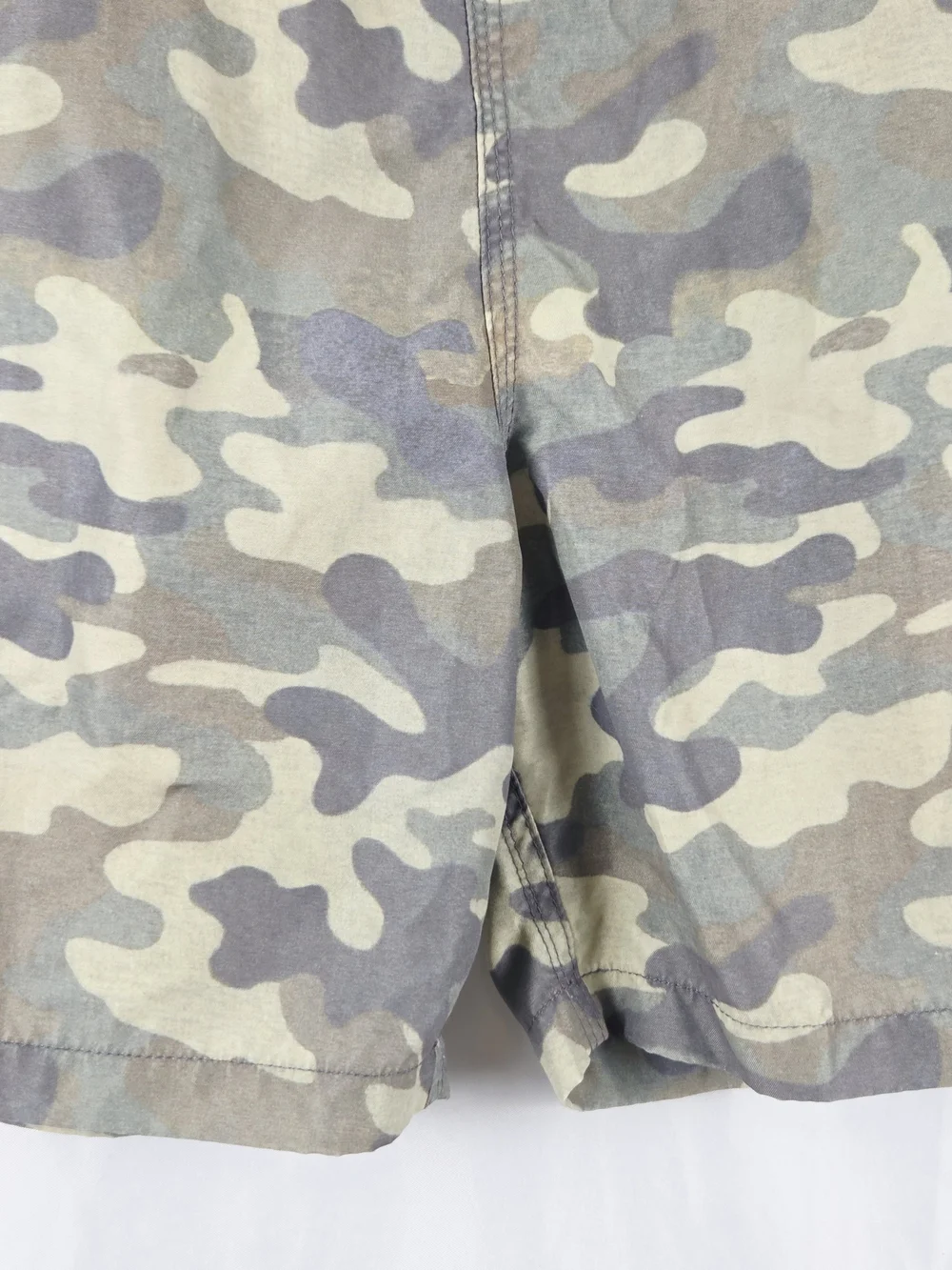 OAS Kid Camouflage Drawstring Swim Trunks with Palm Embroidery Size 10